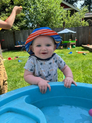 Playing in Water
